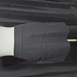 Loft textured black mini skirt